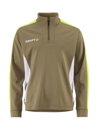 Craft Evolve 2.0 Contrast Half Zip Jr Raw / Contrast Yellow