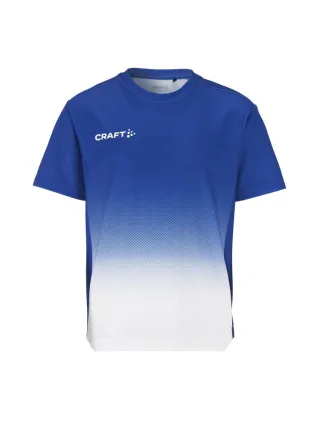 Craft Evolve 2.0 Structured Graphic Jersey Jr Club Cobolt / White