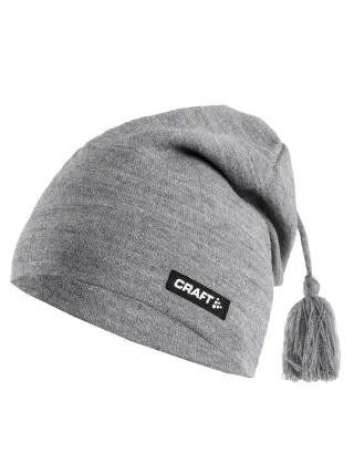 Craft Knitted Hat Promo Meleerattu Harmaa