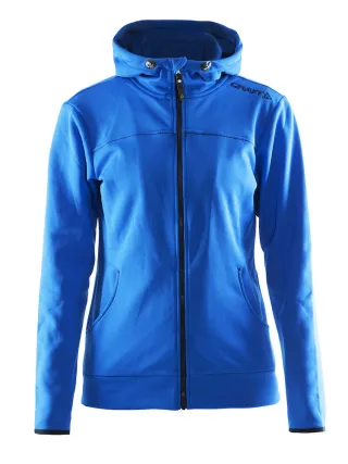Craft Leisure Full Zip Hood W Sweden Blue