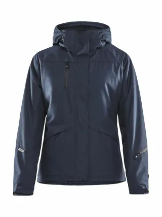 Craft Mountain Padded Jacket W Meleerattu Tummansininen