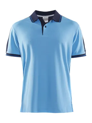 Craft Noble Polo Pique Shirt M Aqua/tummansininen