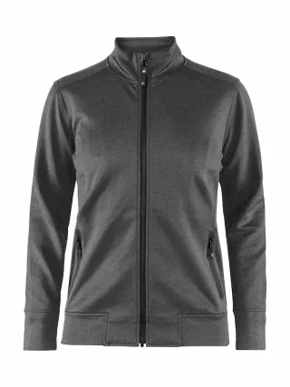 Craft Noble Zip Jacket W Meleerattu Tummanharmaa