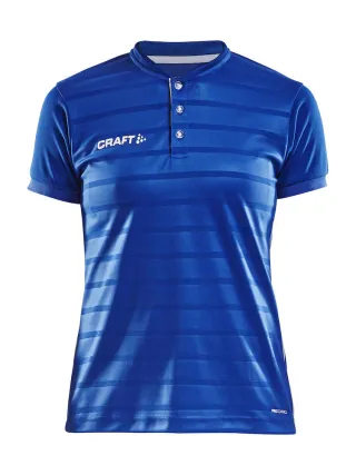 Craft Pro Control Button Jersey W Sininen/valkoinen