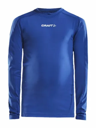 Craft Pro Control Compression Long Sleeve Jr Club Cobolt