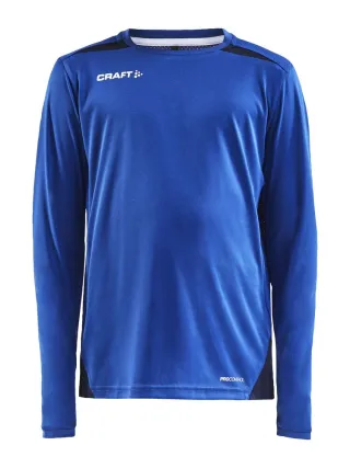 Craft Pro Control Impact Ls Tee Jr Club Cobolt / Navy