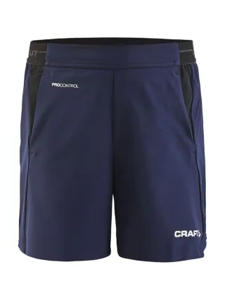 Craft Pro Control Impact Shorts Jr Navy / Valkoinen