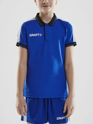 Craft Pro Control Poloshirt Jr Club Cobolt / Black