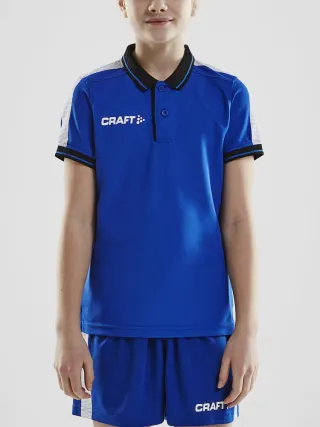 Craft Pro Control Poloshirt Jr Sininen/musta