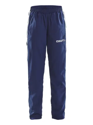 Craft Pro Control Woven Pants Jr Navy / Valkoinen