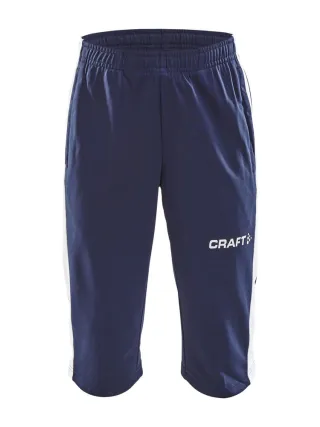 Craft Progress 3/4 Pants Jr Navy / Valkoinen