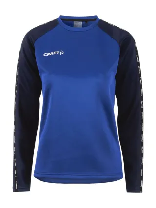 Craft Squad 2.0 Crewneck W Sininen/tummansininen