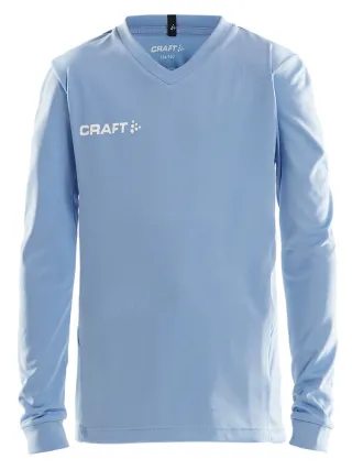 Craft Squad Go Jersey Solid Ls Jr Taivaan Sininen