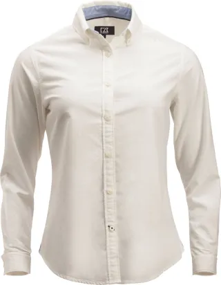 Cutter & Buck Belfair Oxford Shirt Ladies' Valkoinen