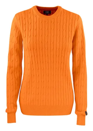 Cutter & Buck Blakely Knitted Sweater Ladies' Veriappelsiini