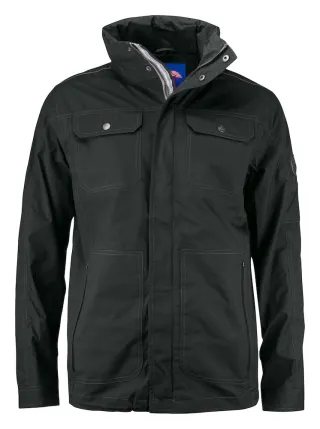 Cutter & Buck Clearwater Rain Jacket Men Hiilenruskea
