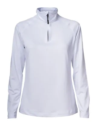 Cutter & Buck Coos Bay Half Zip Ladies Valkoinen