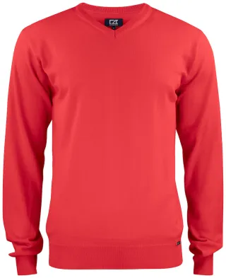 Cutter & Buck Everett V-neck Men Kirkkaanpunainen