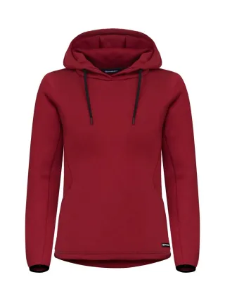 Cutter & Buck Pemberton Hood Women Viininpunainen
