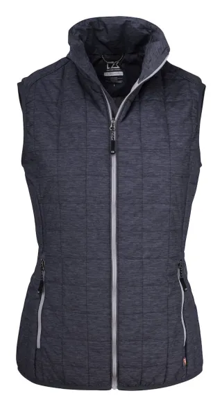Cutter & Buck Rainier Vest Ladies' Meleerattu Antrasiitti/sininen