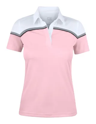 Cutter & Buck Seabeck Polo Ladies Pink / White