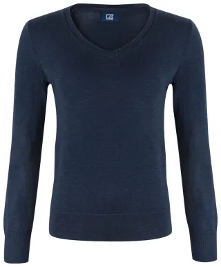 Cutter & Buck Vernon V-neck Ladies Tummansininen