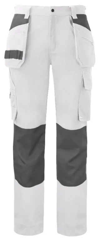 Projob 5530 Riipputaskuhousut Valkoinen