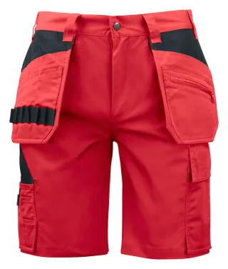 Projob 5535 Riipputaskushortsit Punainen
