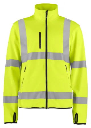 Projob 6105 Kevyt Softshelltakki En Iso 20471 Luokka 3 Keltainen / Musta