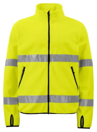Projob 6327 Fleecetakki En Iso 20471 Luokka 3 Keltainen/musta