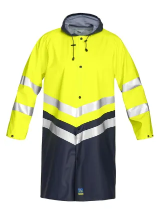 Projob 6403 Sadetakki En Iso 20471 Luokka 3 Keltainen/tummansininen