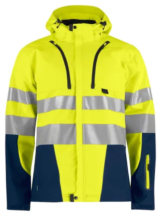 Projob 6419 Tekninen Takki En Iso 20471 Luokka 3/2 Keltainen/tummansininen