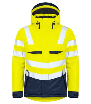 Projob 6425 Tekninen Talvitakki, En Iso 20471 Luokka 3 Keltainen/tummansininen