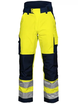 Projob 6514 Toppahousut En Iso 20471 Luokka 2 Keltainen/tummansininen