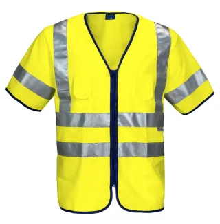 Projob 6707 Huomioliivi En Iso 20471 Luokka 3 Keltainen / Tummansininen