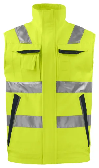Projob 6711 Liivi En Iso 20471 Luokka 2 Keltainen / Musta