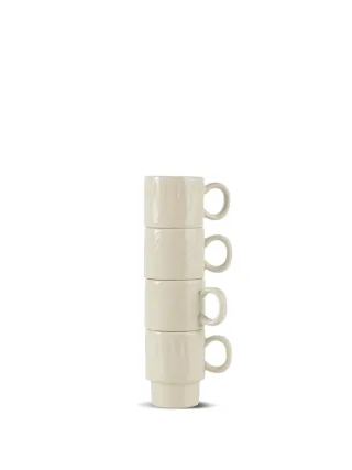 Sagaform Coffee & More Espressomuki 4-kpl, Beige