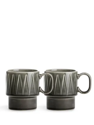 Sagaform Coffee & More Kahvimuki 2 Kpl, Harmaa
