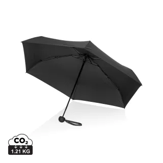 19,5" Aware™ Rpet Super Mini -manuaali 190t Pongee Sateenvar Musta