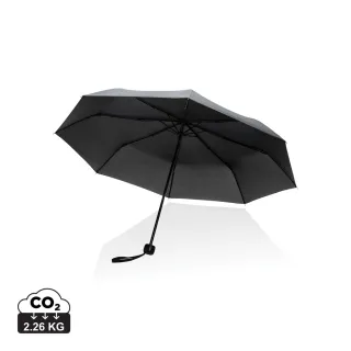 20.5" Impact Aware™ Rpet190t Minisateenvarjo Musta