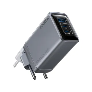 Anker Prime -laturi (100 W, 3 Porttia, Gan) Harmaa