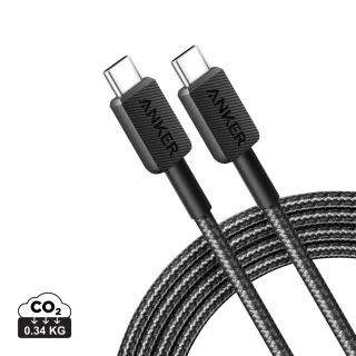 Anker Usb-c–usb-c-kaapeli, 1,8 Metriä, 60 W Harmaa, Musta