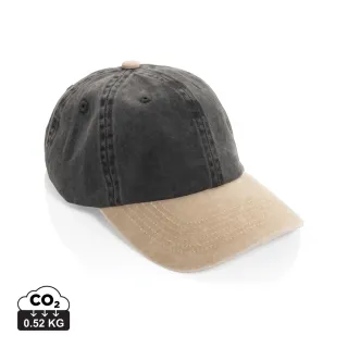 Beau Aware™ -puuvillatwill-lippalakki, 6-osainen, 270 G/m² Musta