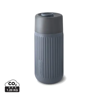 Black+blum Lasinen Matkakuppi 340 Ml Harmaa