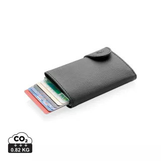 C-secure Rfid -korttikotelo & -lompakko Musta, Hopeanvärinen
