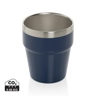 Clark Rcs Tuplaseinäinen Kahvimuki 300ml Tummansininen