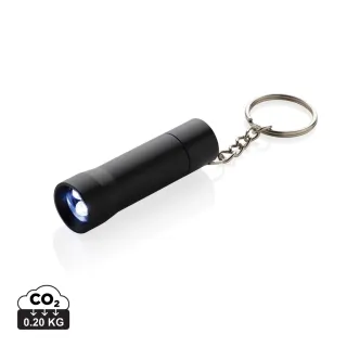 Flash Rcs Alumiininen Avaimenperä Taskulamppu Musta