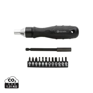 Gear X Räikkäruuvimeisseli Musta