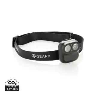 Gear X Rcs Rplastic -otsalamppu Liiketunnistimella Musta