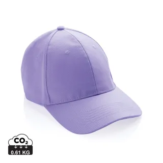 Impact 6-paneelinen Lippalakki Kierrätetystä Puuvillasta Lavender